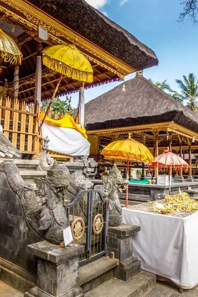 Goa Gajah Tempel Auf Bali Indonesien Stockbild