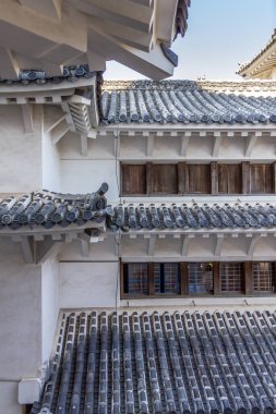 Himeji Kalesi manzarası, Hyogo, Japonya