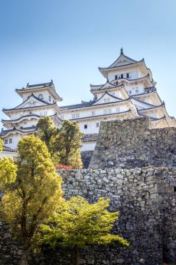 Himeji Kalesi manzarası, Hyogo, Japonya