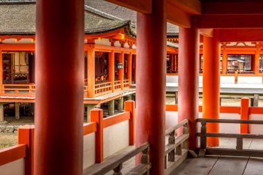 Itsukushima Tapınağı, Miyajima Adası, Hiroşima, Japonya