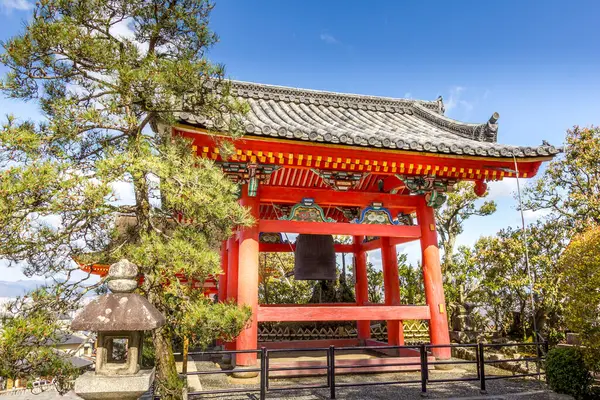 日本京都Higashiyama Ward Kiyomizu Dera寺 免版税图库图片
