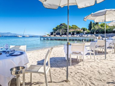 Antibes plajı, Güney Fransa