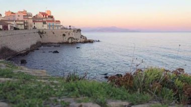 Antibes şehri, Fransa 'nın güneyi.