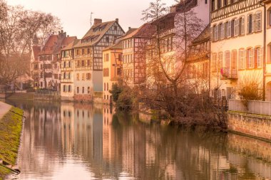 The Petite France district in Strasbourg, Alsace, France clipart