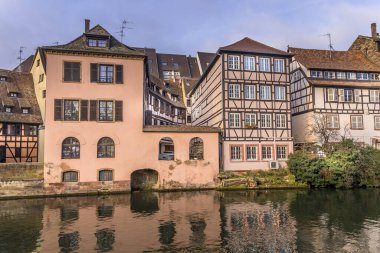 The Petite France district in Strasbourg, Alsace, France clipart