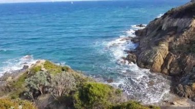 Pointe de la Badine Sahili, Hyeres, Güney Fransa