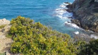 Pointe de la Badine Sahili, Hyeres, Güney Fransa