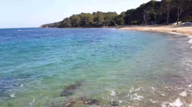 Pontillon beach in Hyeres, South of France