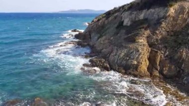 Pointe de la Badine Sahili, Hyeres, Güney Fransa