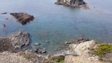 Giens Yarımadası 'ndaki Ribaud adaları, Hyeres, Fransa