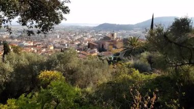Hyeres 'in havadan görünüşü, Güney Fransa
