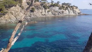Pontillon beach in Hyeres, South of France