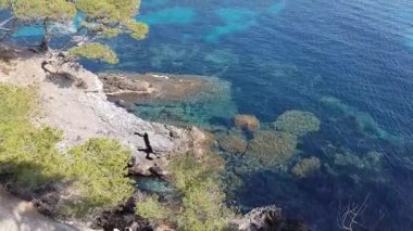 Pontillon beach in Hyeres, South of France