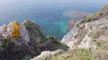 Giens Yarımadası 'ndaki Ribaud adaları, Hyeres, Fransa