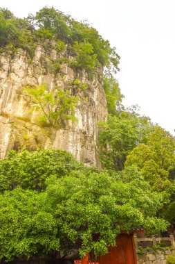 Rock formation in Yangshuo, Guilin, China