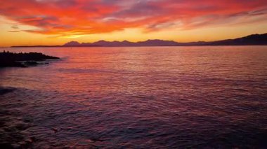 Güney Fransa 'da Capital d' Antibes 'de manzara