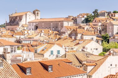 Dubrovnik 'in yukarıdan görünüşü, Hırvatistan