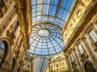 İtalya, Milano 'daki galeri manzarası