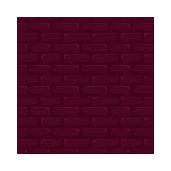 Изолированный Элемент Стены Пурпурном Цвете — стоковый вектор