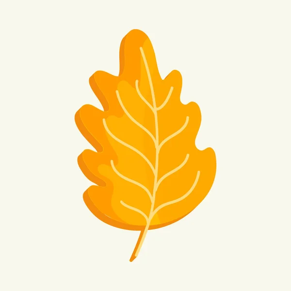Rendering Yellow Serrate Leaf Cosmic Latte Background — Stock Vector