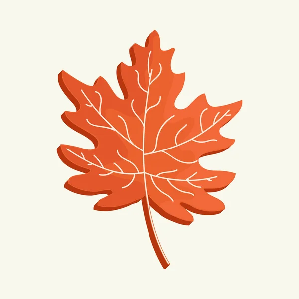 Maple Leaf Cosmic Latte Background — Stock Vector