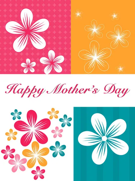 Renkli Soyut Çiçek Desenli Kutlama Gününüz kutlu olsun..