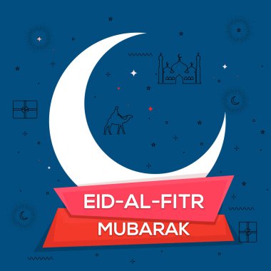 Beyaz Hilal Ayı, İslam Festivali için kâğıt pankartlarda 