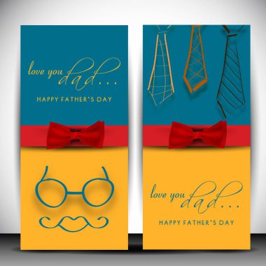 Seni seviyorum baba. Babalar Günü 'nde mesaj at. Tebrik kartı ve Standee Posteri..