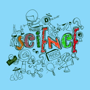 Doodle Biçim Bilimi Simgesi Desen Arkaplanı.