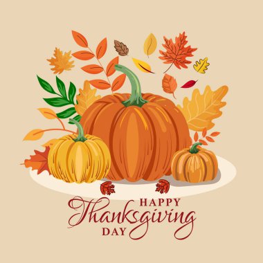 Sonbahar Yaprakları ve Balkabaklarıyla Şükran Günü Kutlama Kartınız kutlu olsun..