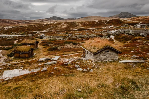 Herfst Berglandschap Van Rondane National Park Noorwegen Peer Gynt Hytta — Stockfoto