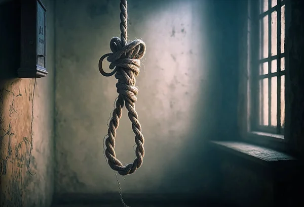 Noose Prison Room Royalty Free Stock Images