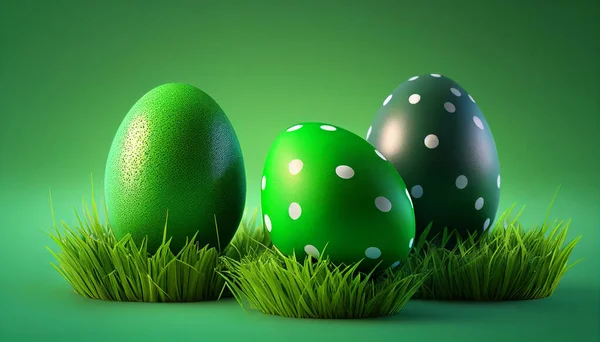 Easter Egg Grass — Stock Photo, Image