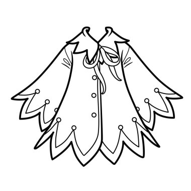 Yeni yıl elf kostümü için şık bir hırka.