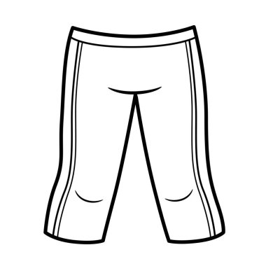 Doğrusal çizim eğitimi için spor pantolonları