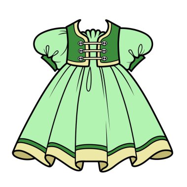 Şirin kafatası düğmeleri renk değişimiyle bağlanmış bir cadı için giyin.