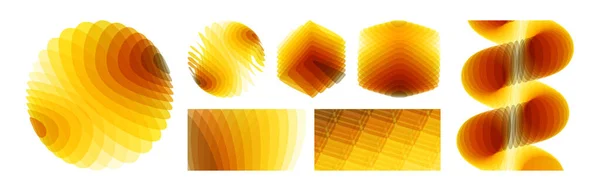Абстрактный Фон Динамическим Эффектом Спираль Куб Сфера Современный Дизайн Экрана — стоковый вектор