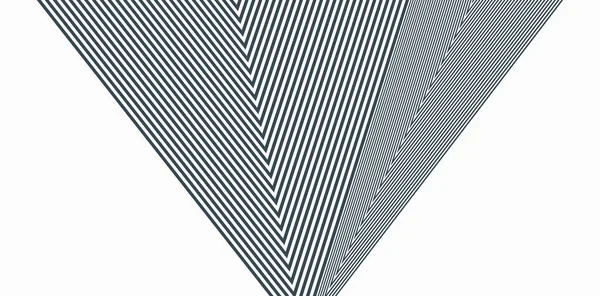 Abstract Gestreepte Achtergrond Patroon Met Optische Illusie Driehoekige Vorm Met — Stockvector
