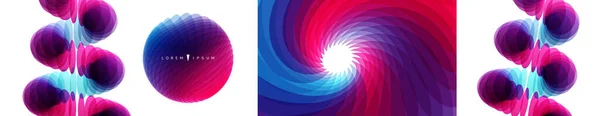 Abstrakter Hintergrund Mit Dynamischer Wirkung Rotation Und Wirbelnde Bewegung Spirale — Stockvektor