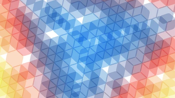 Fondo Geométrico Abstracto Patrón Transparente Cubos Hexágonos Vector Ilustración — Archivo Imágenes Vectoriales