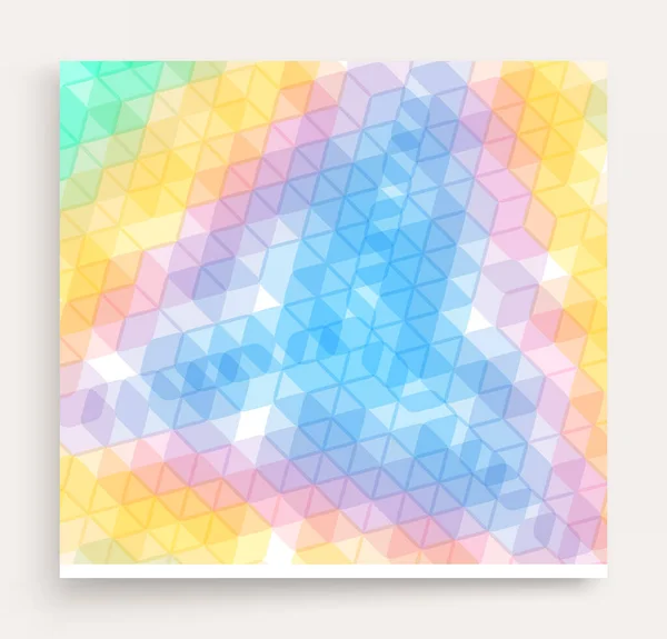 Abstract Geometrical Background Transparent Pattern Cubes Hexagons Vector Illustration Royalty Free Stock Vectors