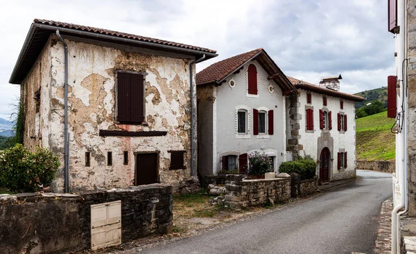 Hoofdweg Van Ostabat Asme Het Baskisch Frankrijk Land Langs Chemin — Stockfoto