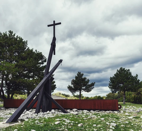 Foibe Basov Talya Foibe Adlı Obruklardan Birinde Bulunan Anıt Alanı — Stok fotoğraf