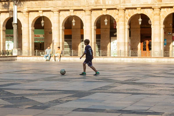 Bilbao Espagne Août 2022 Enfant Portant Shirt Neymar Psg Joue — Photo