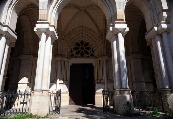 Ingresso Della Chiesa Cattolica Saint Louis Des Chartrons Bordeaux Francia — Foto Stock