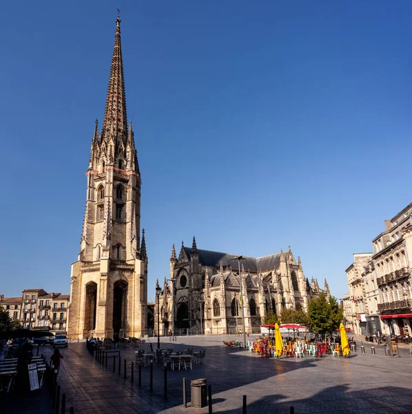 Bordeaux Frankreich Juli 2022 Blick Auf Die Basilika Michael Bordeaux — Stockfoto