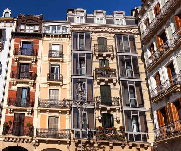 View Facades Building Castle Square Old Town Pamplona Navarre Spain — Stock Photo, Image