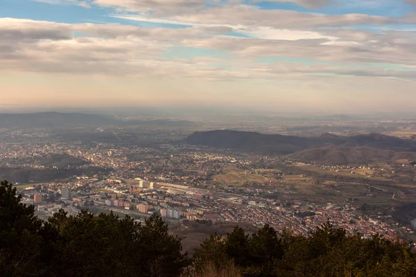 Gorizia Nova Gorica Scenic Top View Mont Gabriel Slovenia — Stock Photo, Image