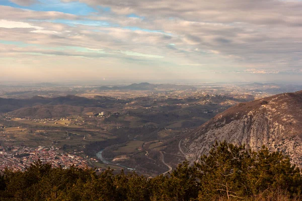Pohled Krásnou Venkovskou Krajinu Regionu Collio Itálie — Stock fotografie