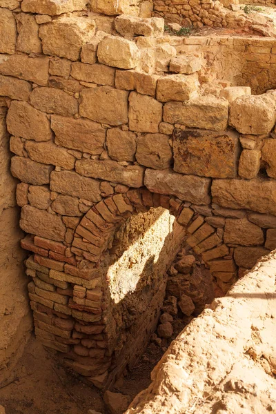 莫根蒂娜古城考古遗址中的大窑拱廊 — 图库照片